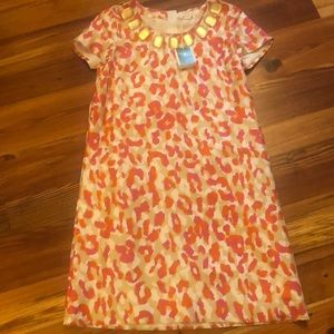 Kate Spade NWT Gail Dress Pink/Orange
